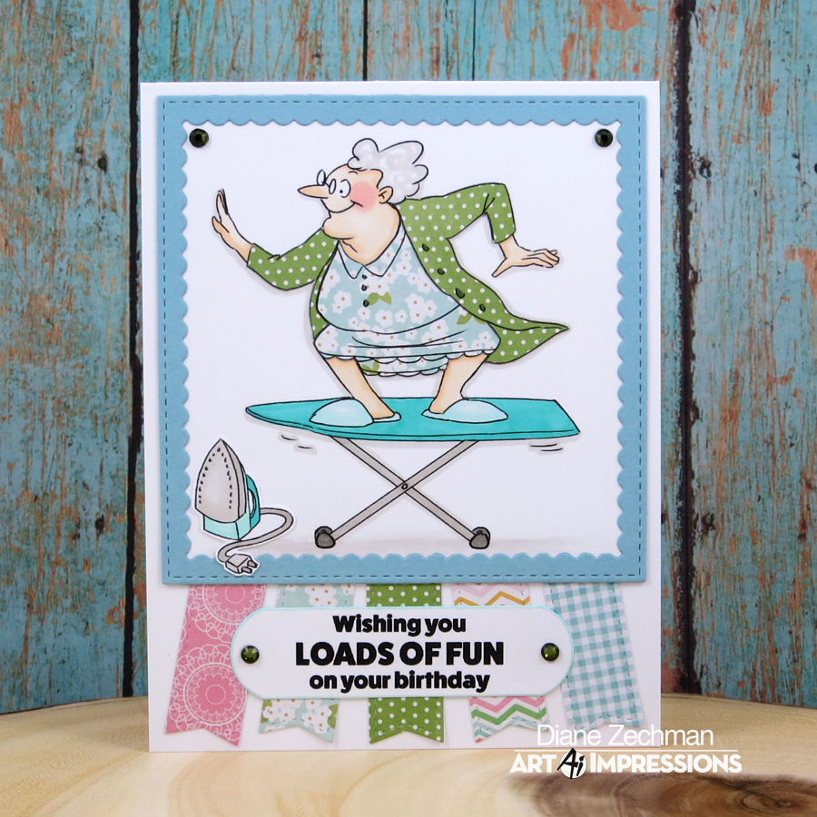 Art Impressions Never Too Old Laugh Lines Clear Stamps